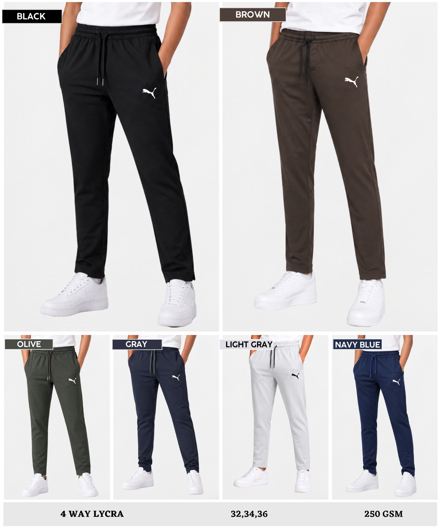 Imported 4way Taiwan Lycra Kids Lower (250 GSM)