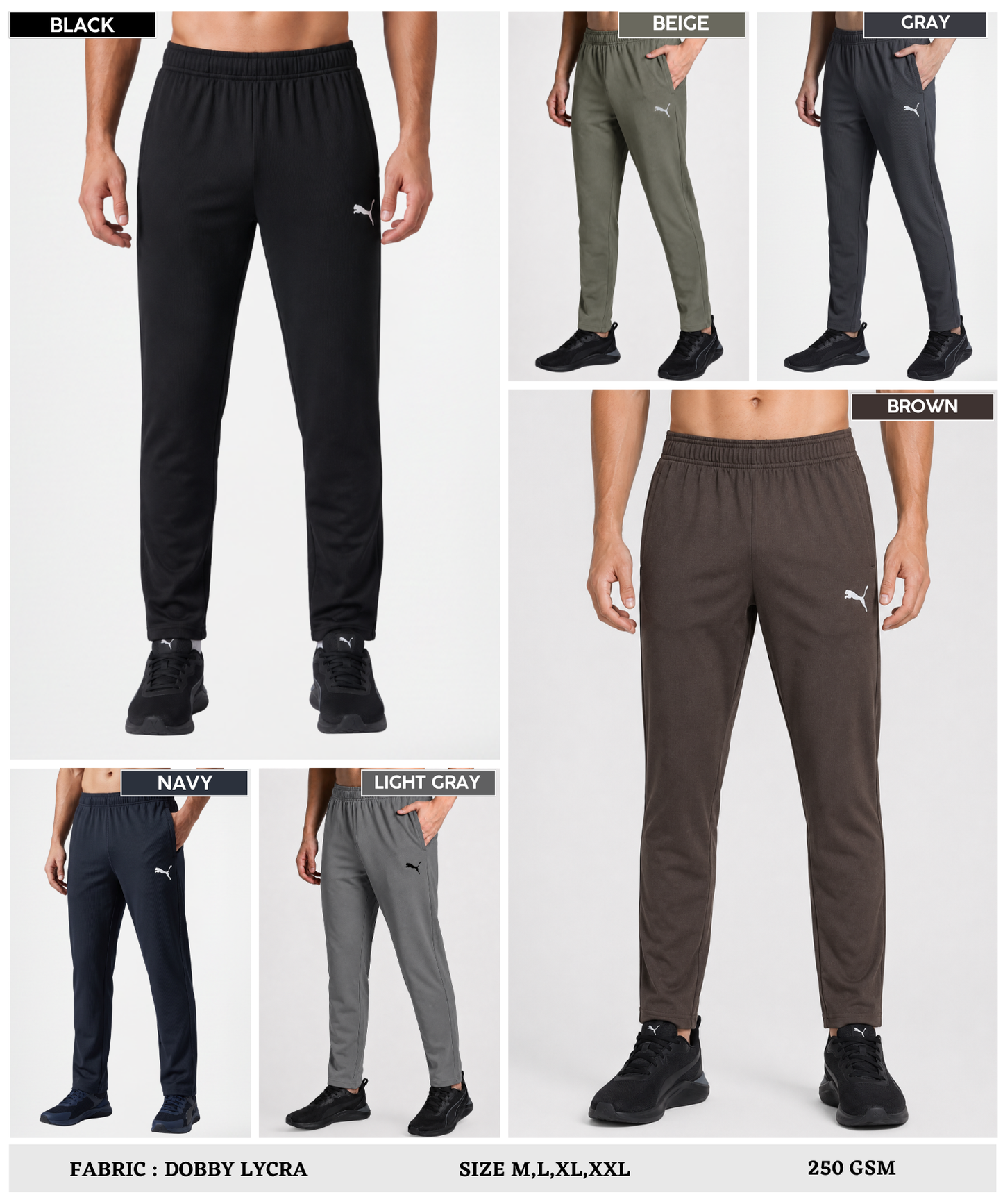 Imported Dobby Lycra TrackPant (GSM 250)