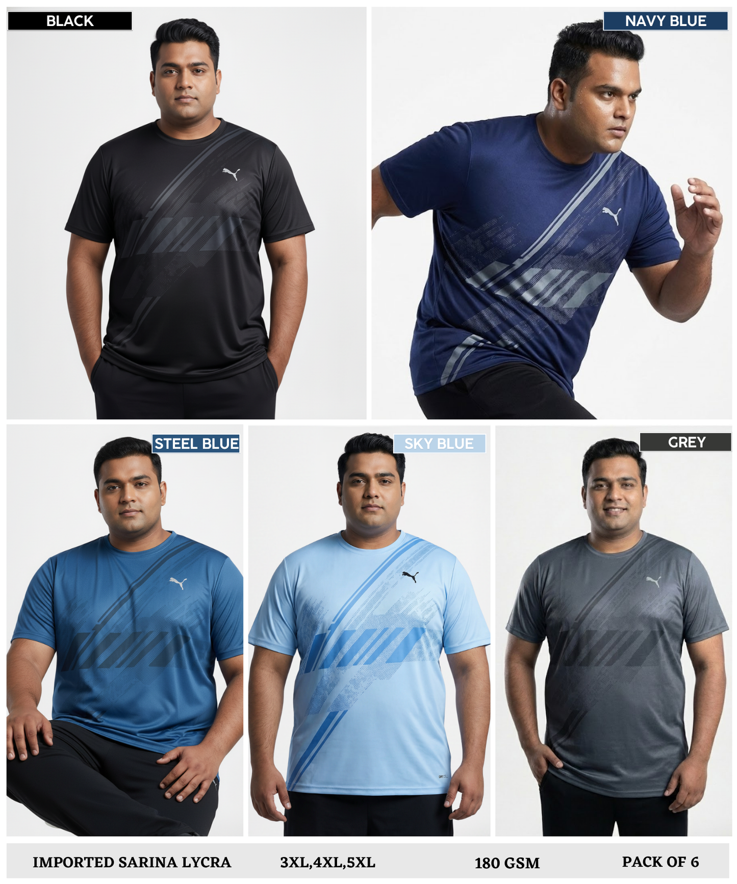 Sarina Lycra T-Shirts