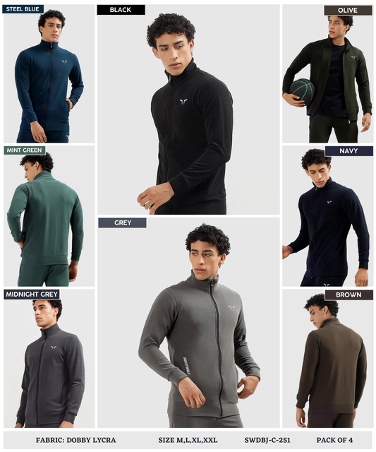 Imported Dobby Lycra Jacket (GSM 290)