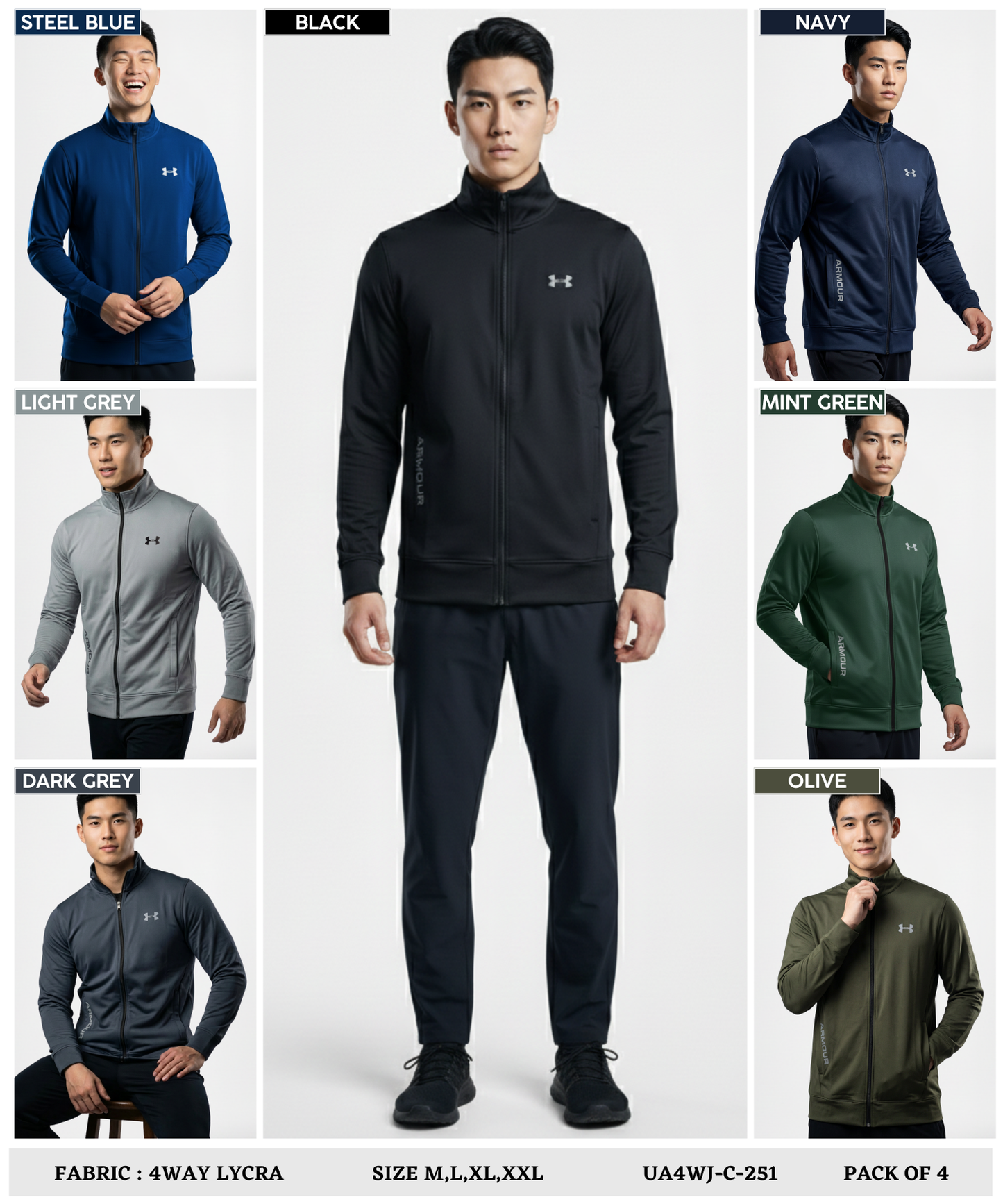 Imported 4way Lycra Jackets (GSM 290)