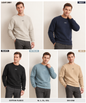 Premium Quality 3 Thread Cotton Fleece Round Neck Sweatshirt (GSM 350) | DOD