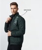 Premium Feather touch Embossed Printed Waterproof Windcheater ( Gsm 350 , Rice-knit fabric inside )