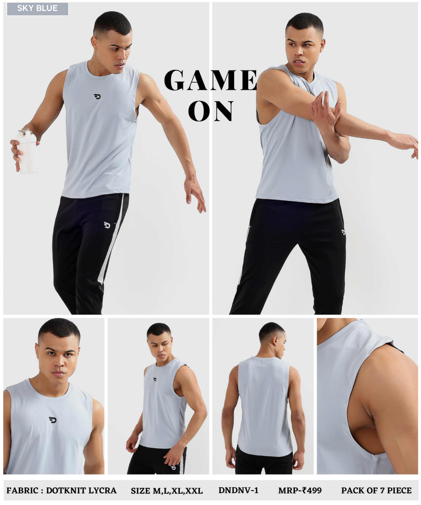 Flex Vest - Imported Dotknit Lycra Sando (GSM 180)