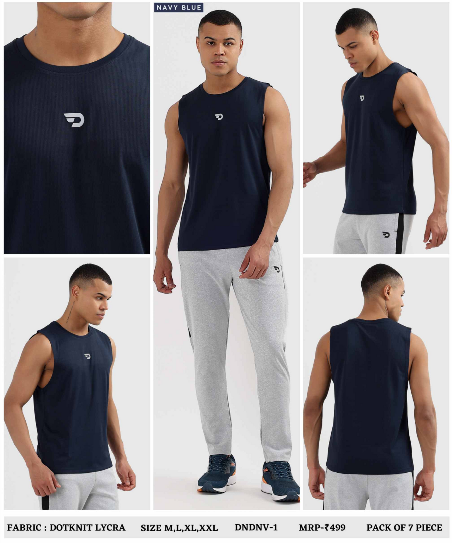 Flex Vest - Imported Dotknit Lycra Sando (GSM 180)