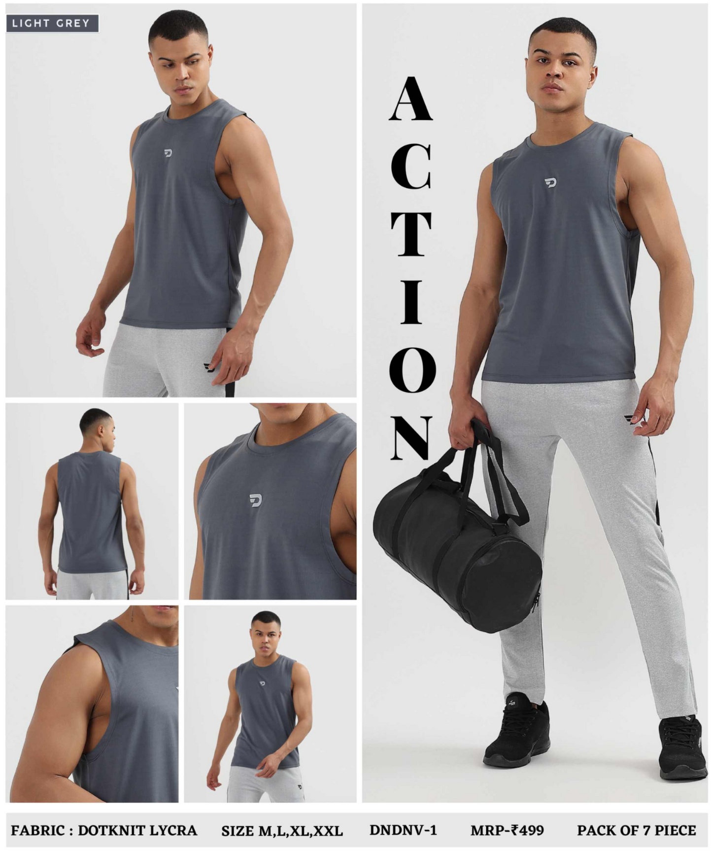 Flex Vest - Imported Dotknit Lycra Sando (GSM 180)