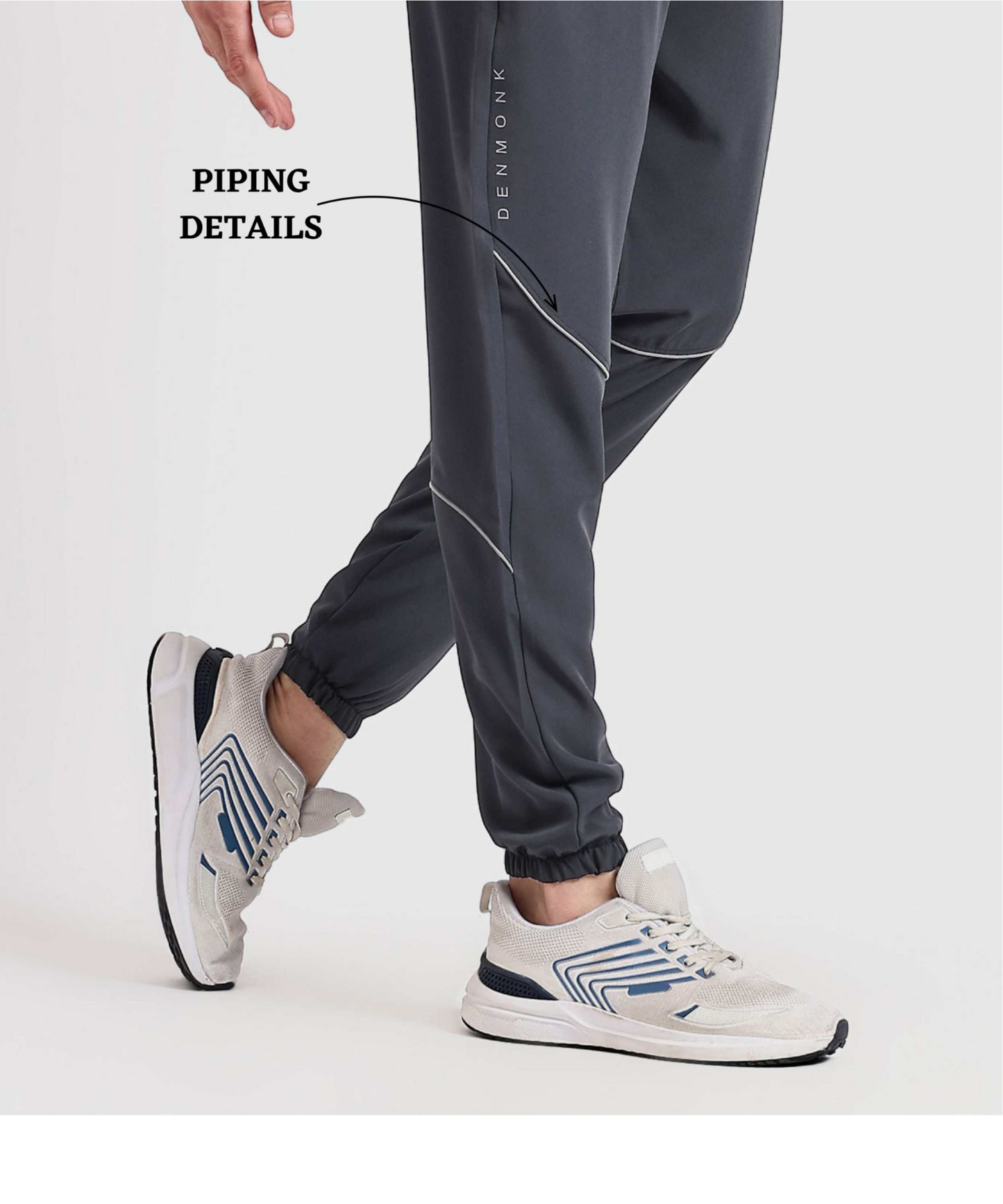 Everyday Stretch Track Pants - Imported Ns Parachute Lycra Lower (15% Lycra 145 GSM)