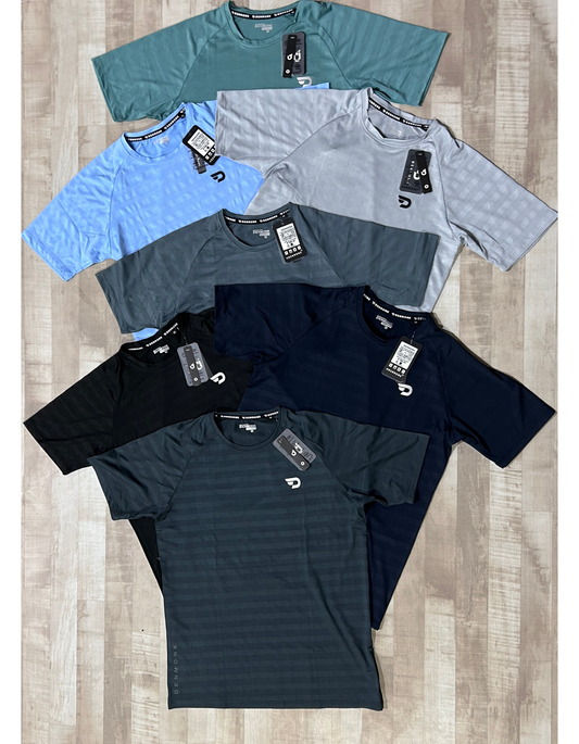 Power T-shirt - Pin Point Mess Lycra (GSM 180)