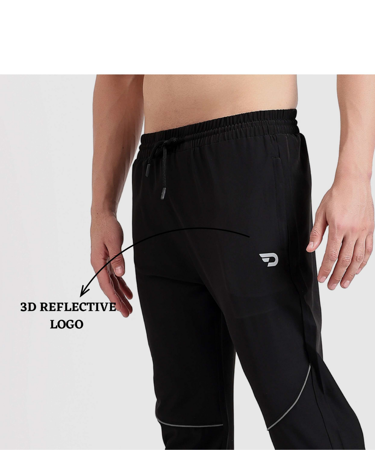 Everyday Stretch Track Pants - Imported Ns Parachute Lycra Lower (15% Lycra 145 GSM)