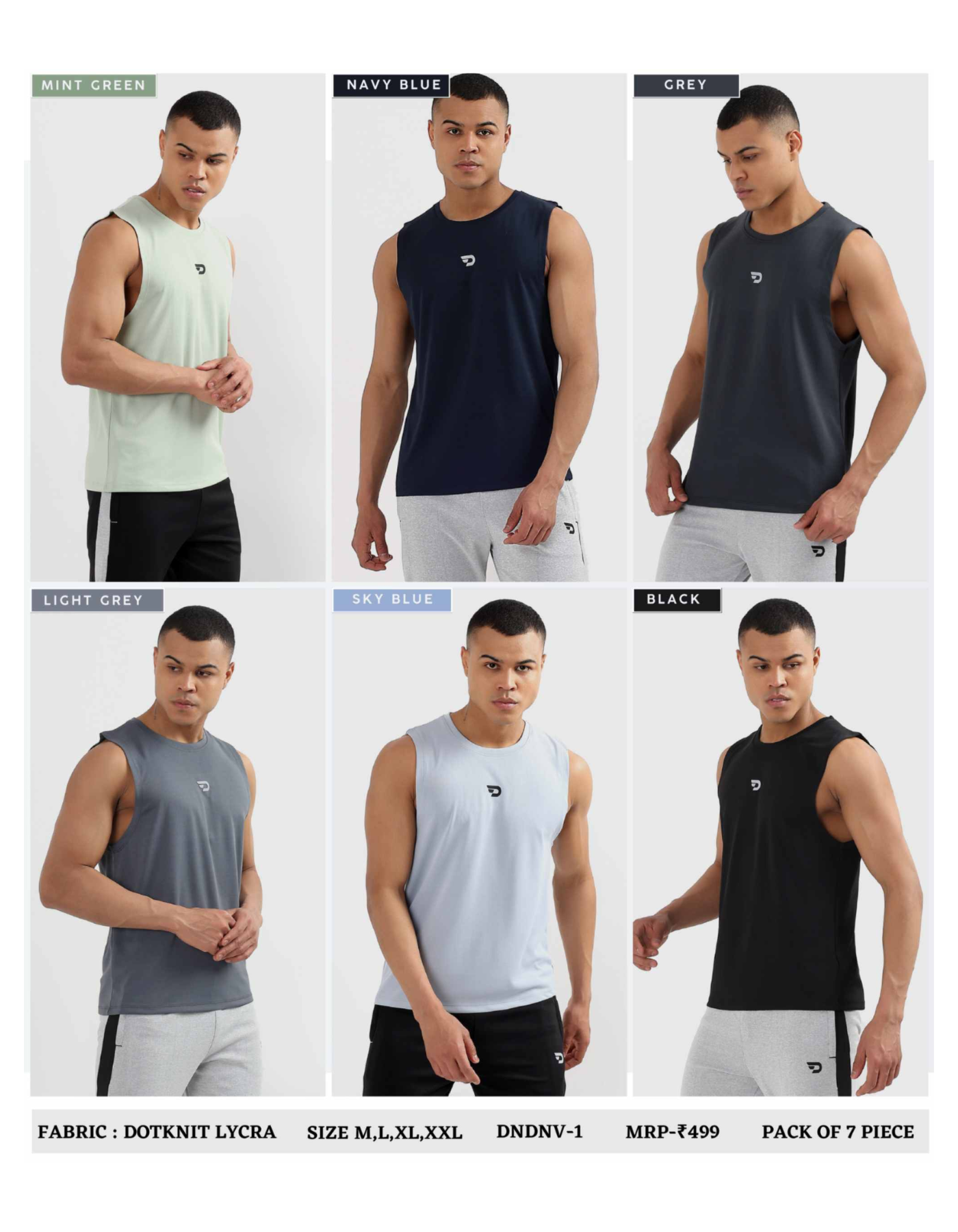 Flex Vest - Imported Dotknit Lycra Sando (GSM 180)