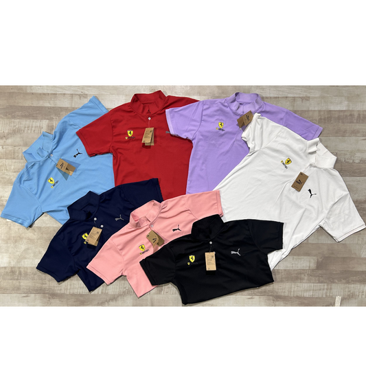 Imported Matty Lycra Polo T-Shirts (GSM 180)