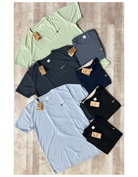 Imported Dotnit Lycra T-shirt- (GSM-180) Round Neck | Half Sleeves