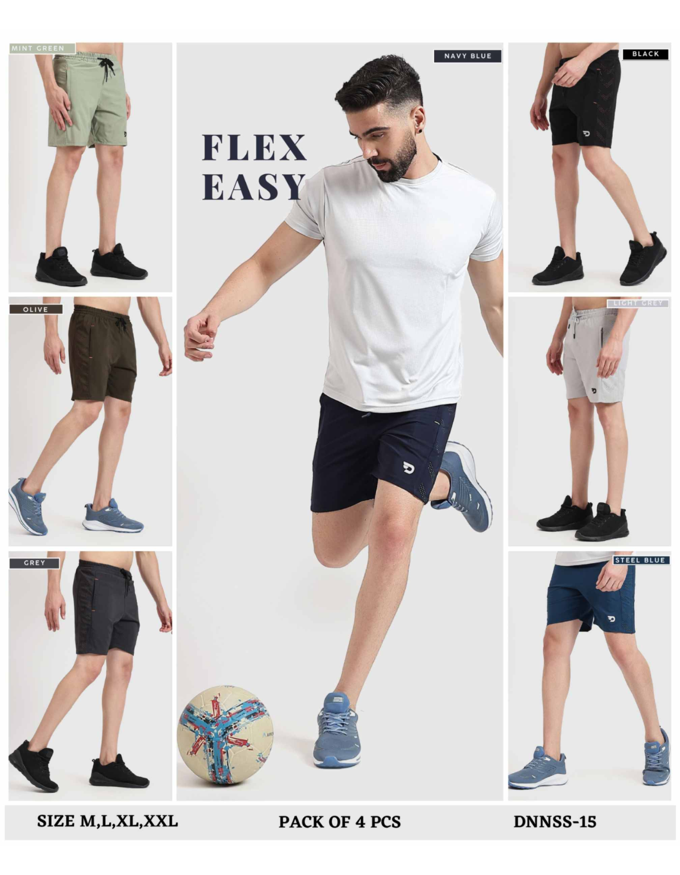 Ns Parachute Lycra Shorts - B2BZONE