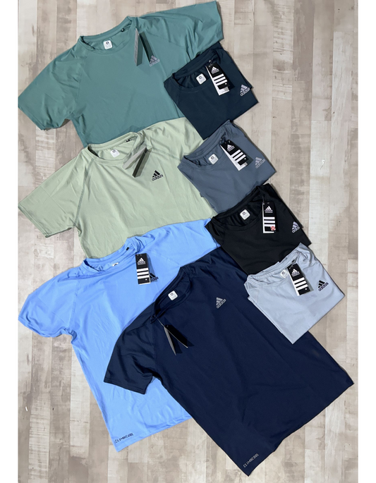Pinpoint Knit 4way Lycra  T-shirts