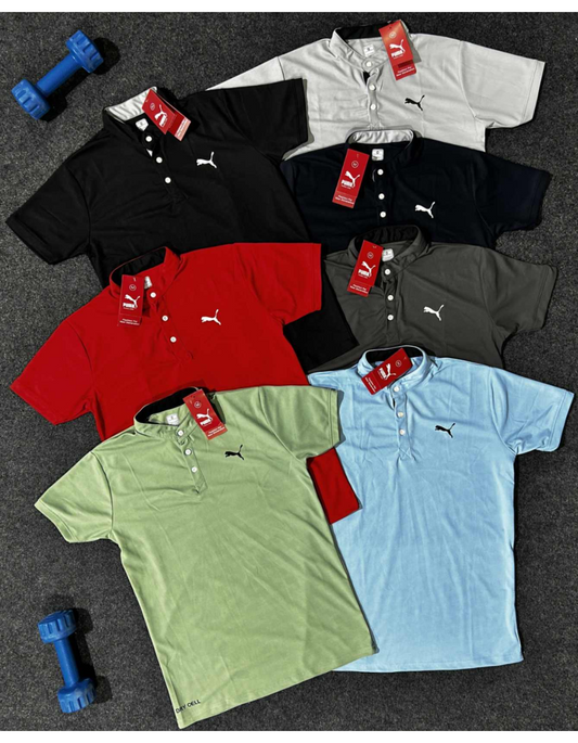 Imported Matty Lycra Polo T-shirt (GSM 200)