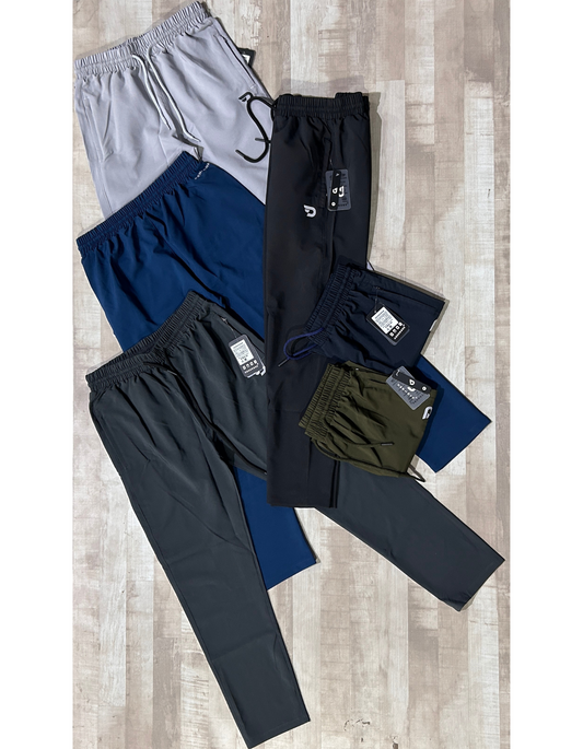 MotionFit – Imported Ns Parachute Lycra | 145 GSM | 15% Lycra | Basic Design | Lower / Track Pant - B2BZONE