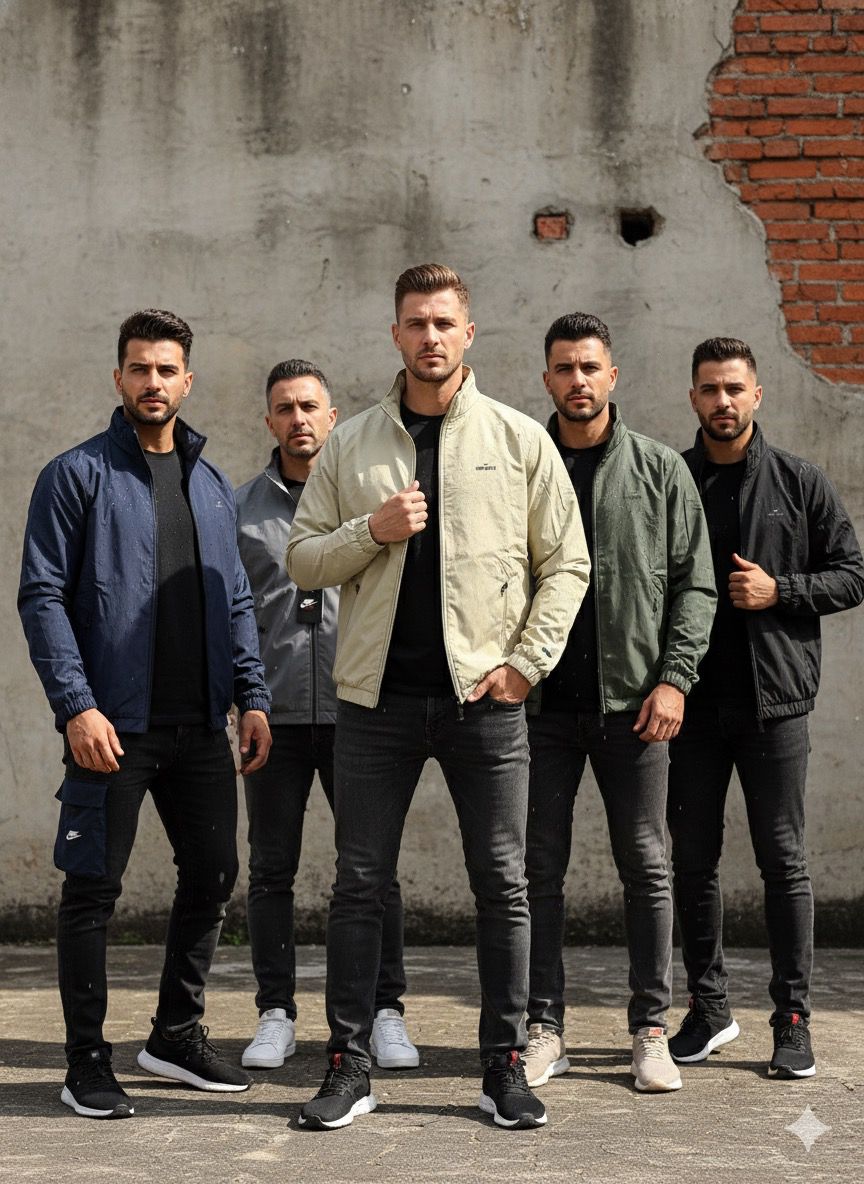 Imported Premium Feather touch Waterproof Windcheater (GSM 350,Rice-knit fabric inside)