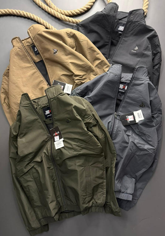 Imported Teslon Check Windcheater Jacket ( Gsm 350 , Rice-knit fabric inside )