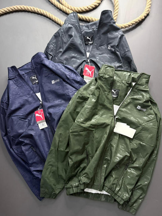 Imported Premium Quality Camo Cotton Plus Size Windcheater Jackets ( Gsm 350 , Rice-knit fabric inside )
