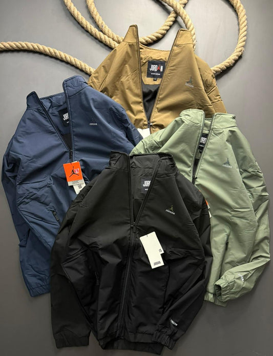 Imported Premium Feather touch Waterproof Windcheater ( Gsm 350 , Rice-knit fabric inside )