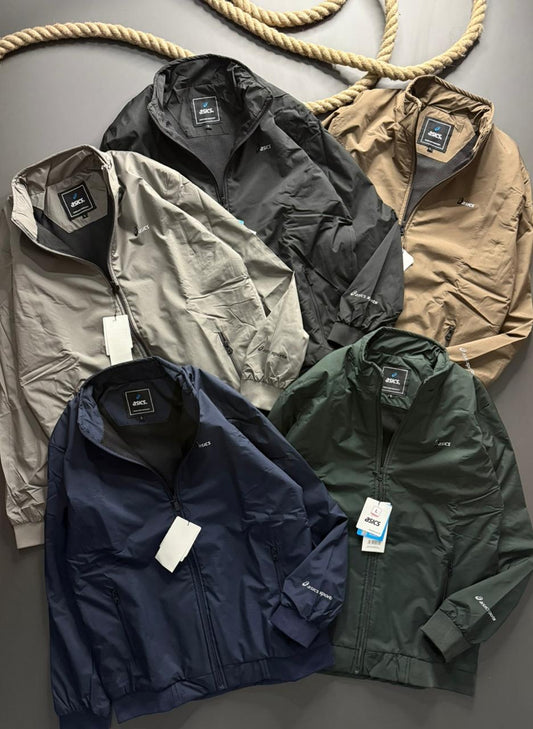 Imported Premium Feather touch Waterproof Windcheater ( Gsm 350 , Rice-knit fabric inside )