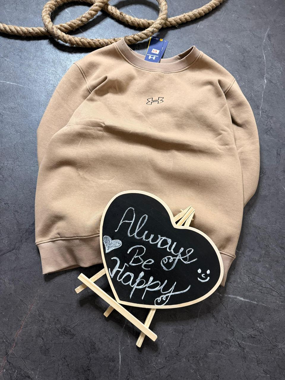 Premium Quality 3 Thread Cotton Fleece Round Neck Sweatshirt (GSM 350)