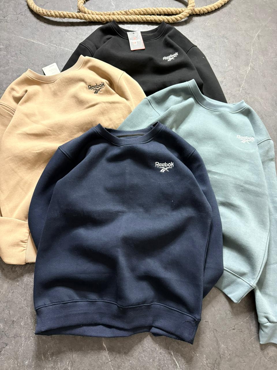 Premium Quality 3 Thread Cotton Fleece Round Neck Sweatshirt (GSM 350)