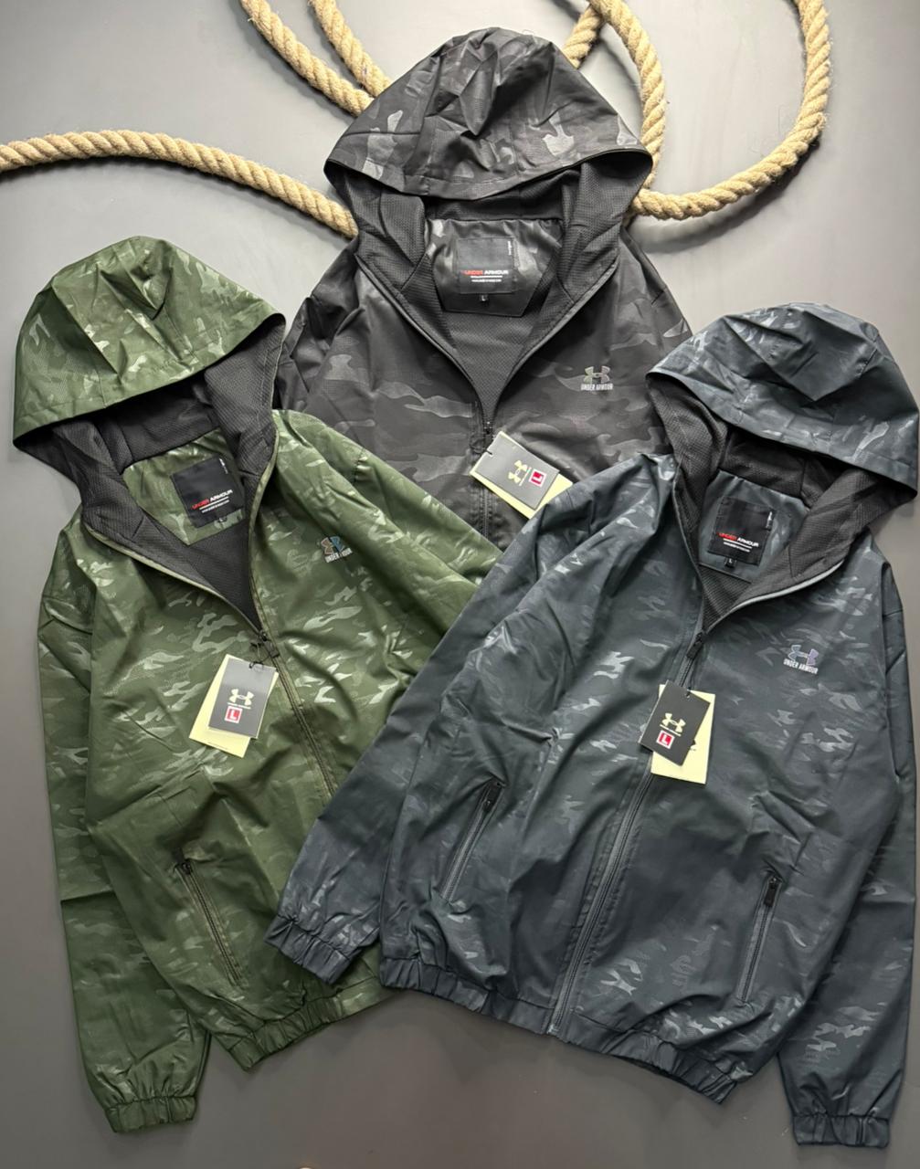 Imported Premium Quality Camo Cotton Windcheater Jackets (GSM 350)
