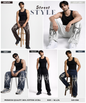 Men’s Premium Cotton Lycra Printed Track Pants (265 GSM) | Baggy Fit
