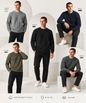 Premium Cotton Matty Fleece Round Neck Sweatshirt (GSM 350) | DOD