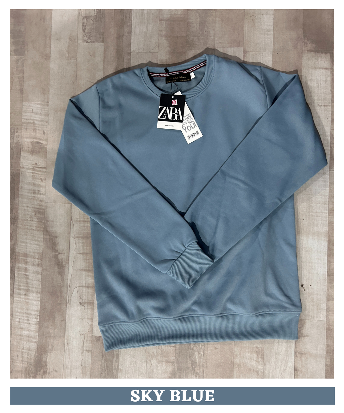 Imported Russian Fleece Lycra SweatShirts (GSM 350)