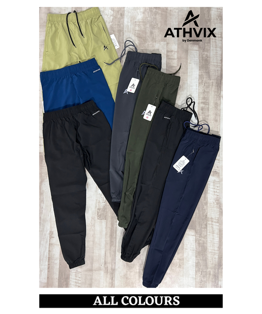 Imported Ns Parachute Lycra Lower (12% Lycra 130 GSM) | Athvix Activewear by Denmonk