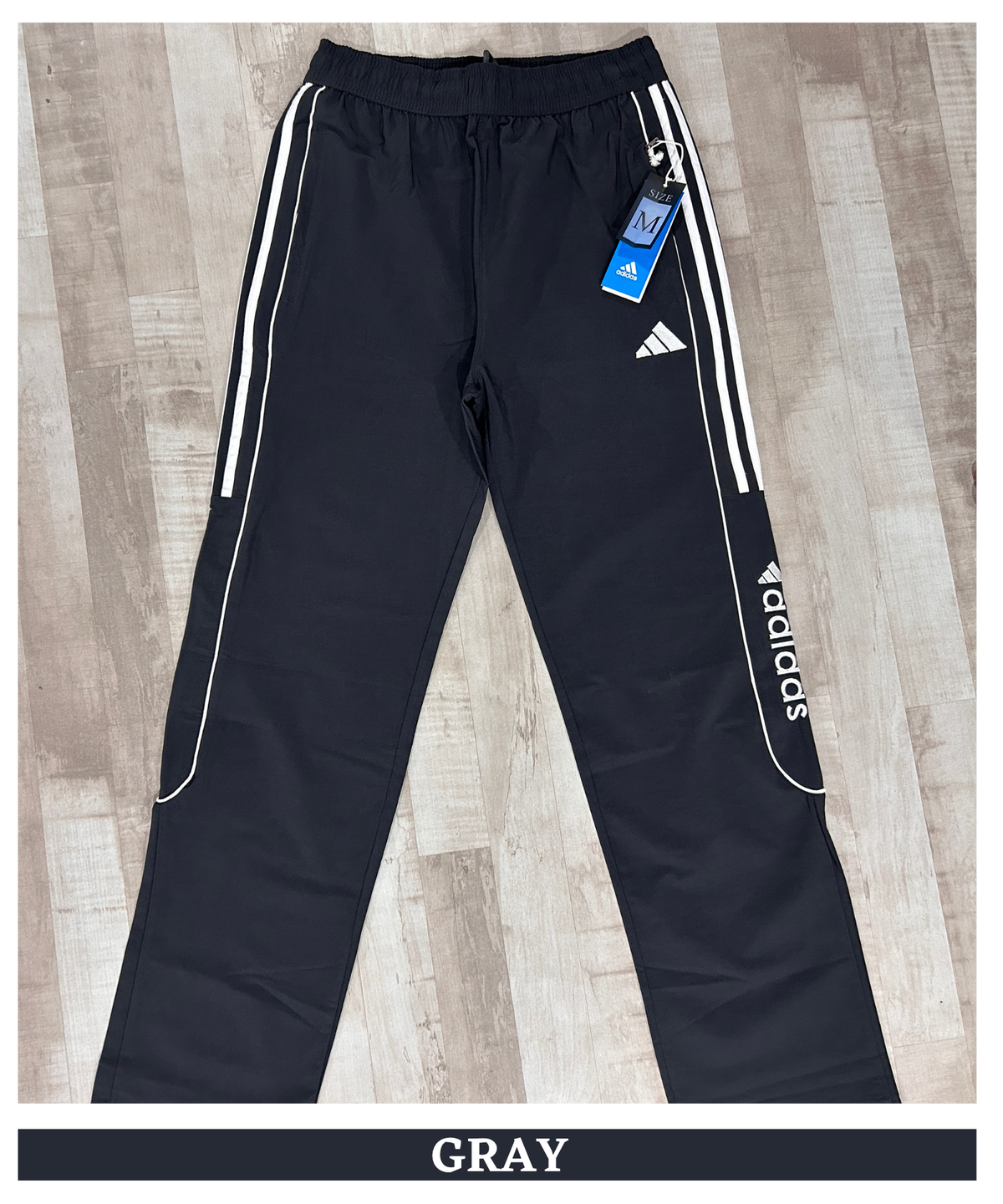 Imported Nylon Crush Lycra TrackPant With Stylish Side 3-Stripe Design | 180 GSM | Straight Fit
