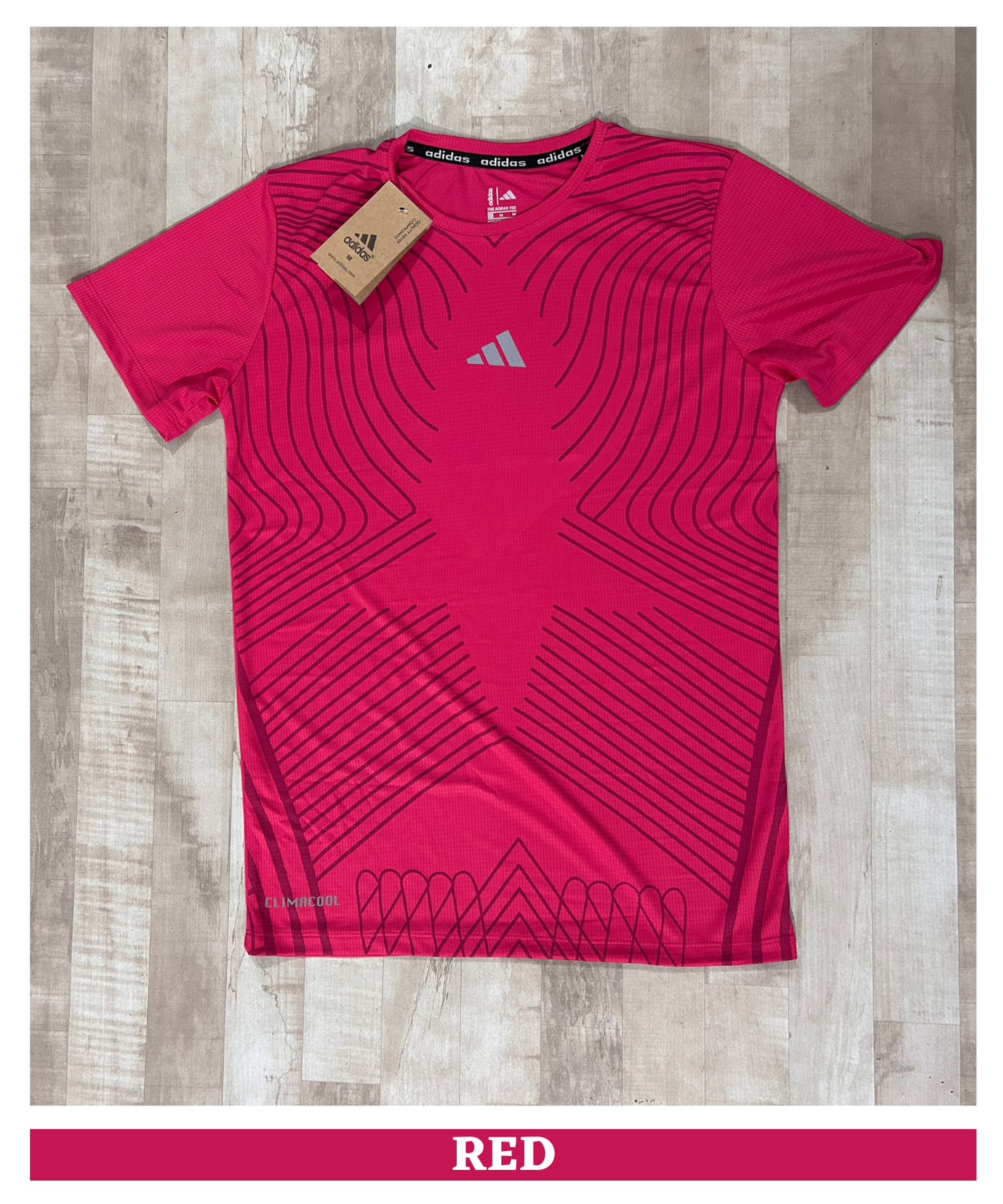 Imported Reebok Knit Lycra T-Shirt (GSM 180)- Printed Design
