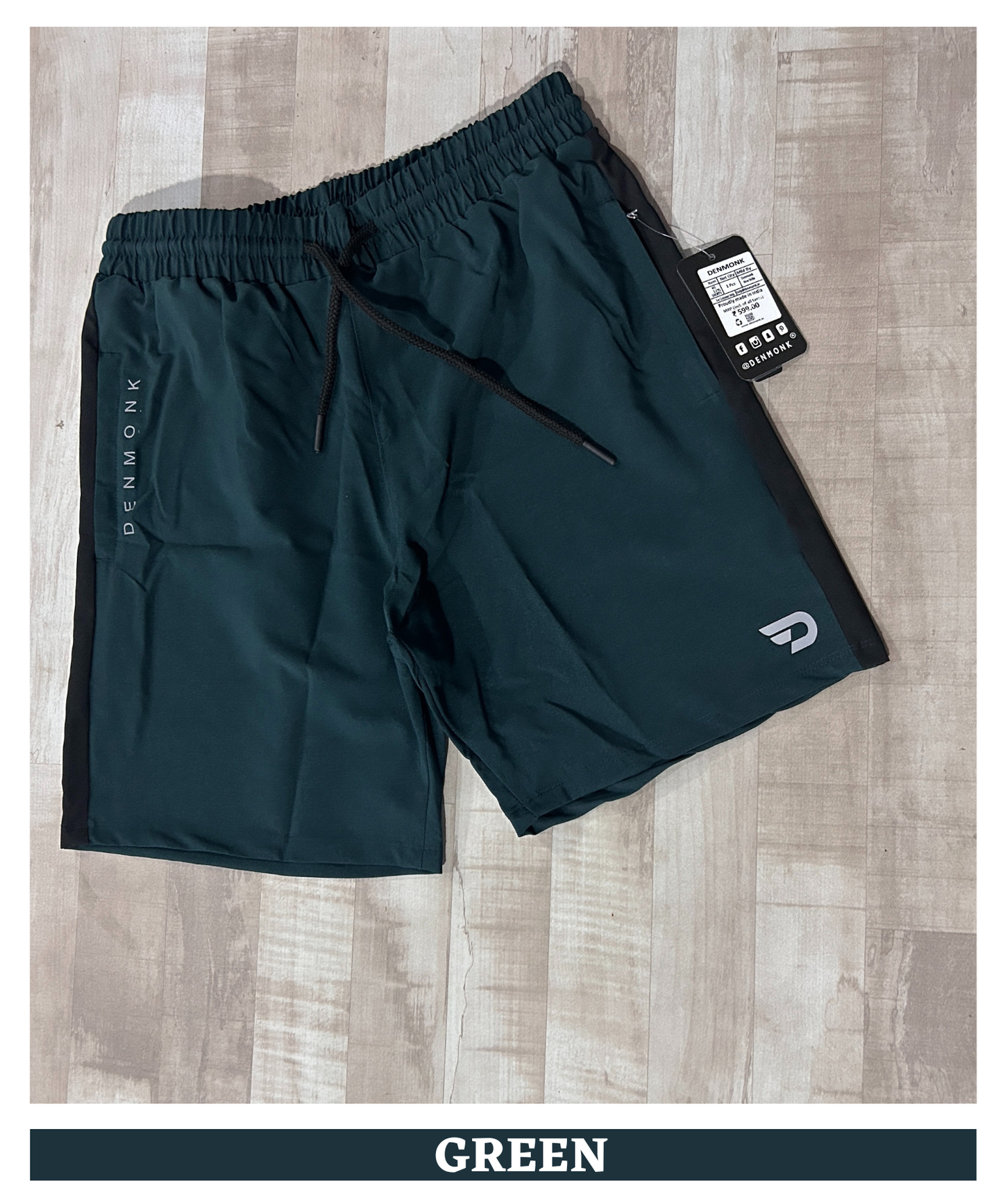 BlockFit Shorts – Imported Ns Parachute Lycra (15% Lycra,130 GSM)