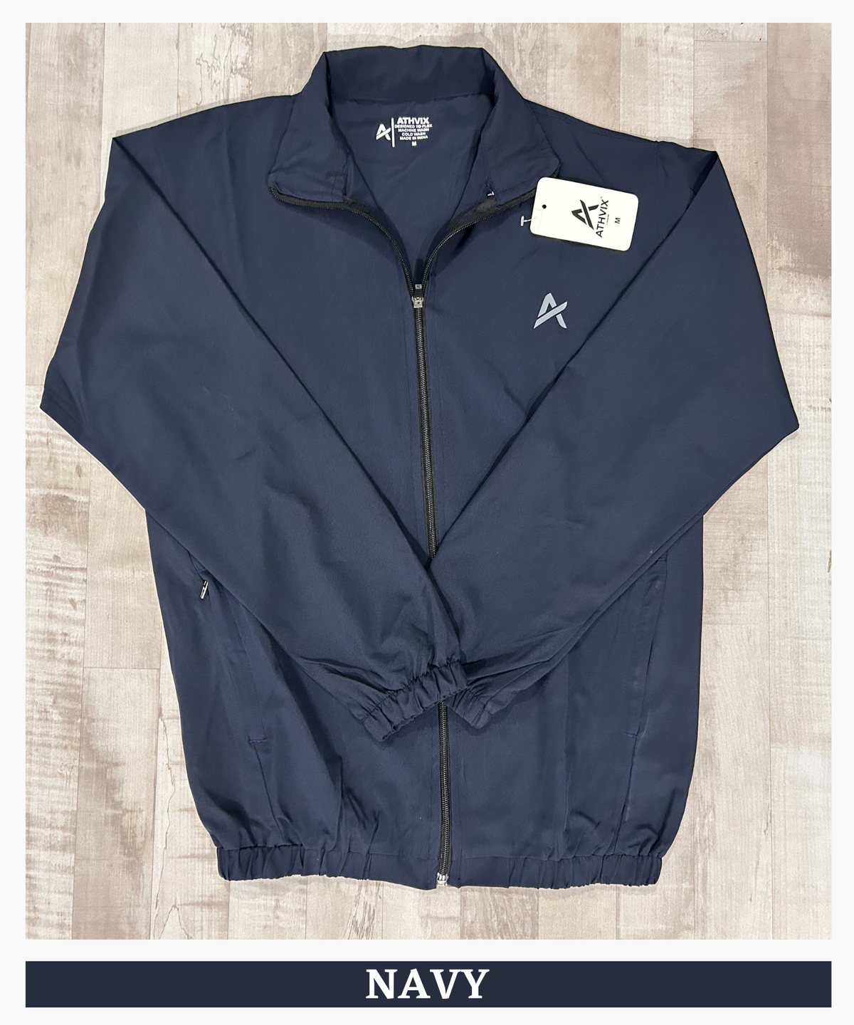 Men's NS Lycra Lightweight Full Sleeve Pre Winter Jacket with Zipper Closure | 145 GSM | Regular Fit