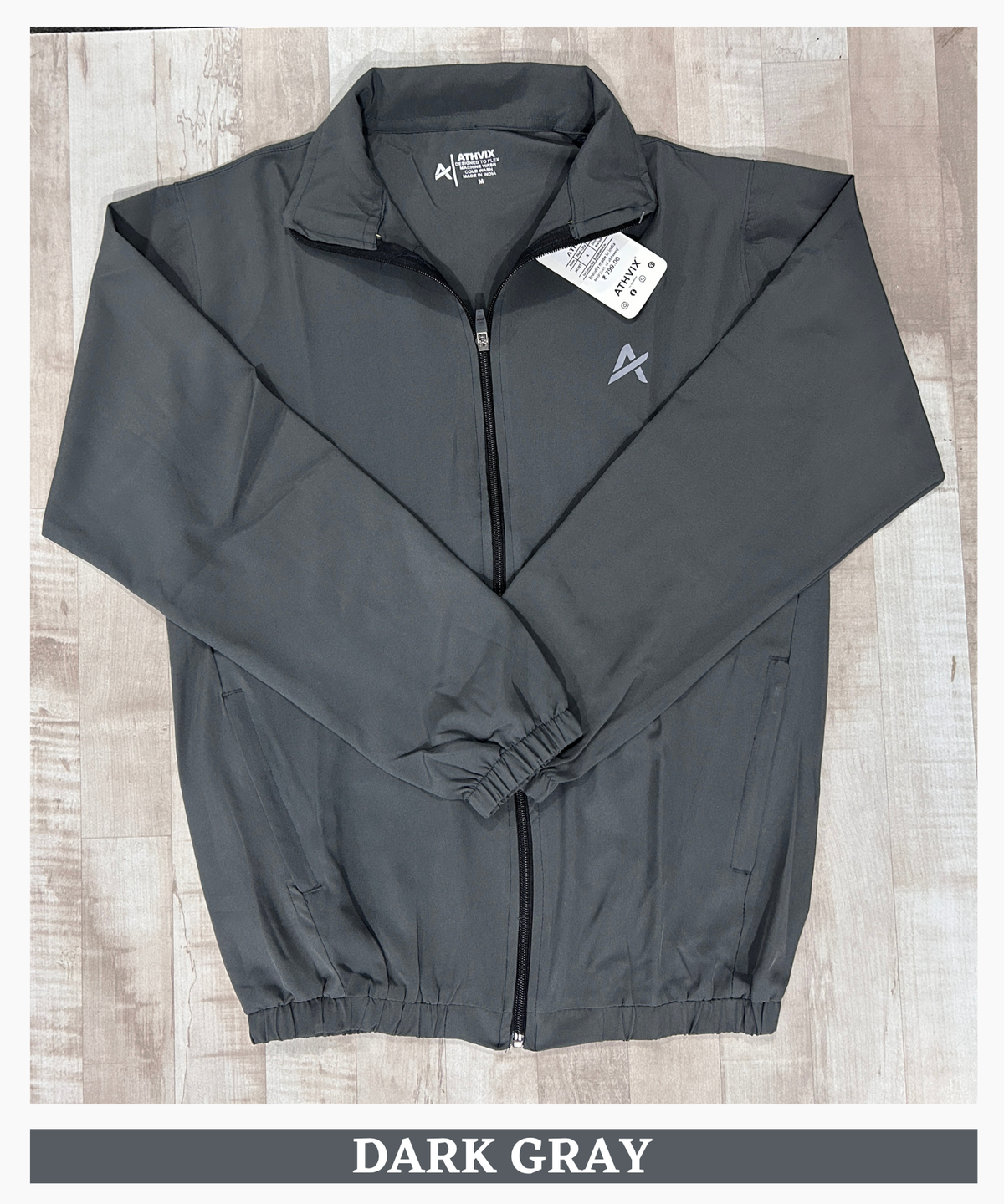 Men's NS Lycra Lightweight Full Sleeve Pre Winter Jacket with Zipper Closure | 145 GSM | Regular Fit