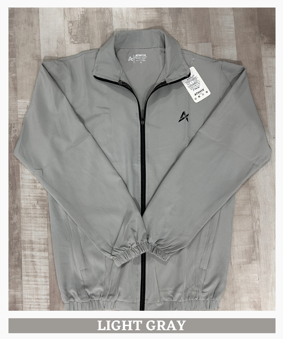 Men's NS Lycra Lightweight Full Sleeve Pre Winter Jacket with Zipper Closure | 145 GSM | Regular Fit