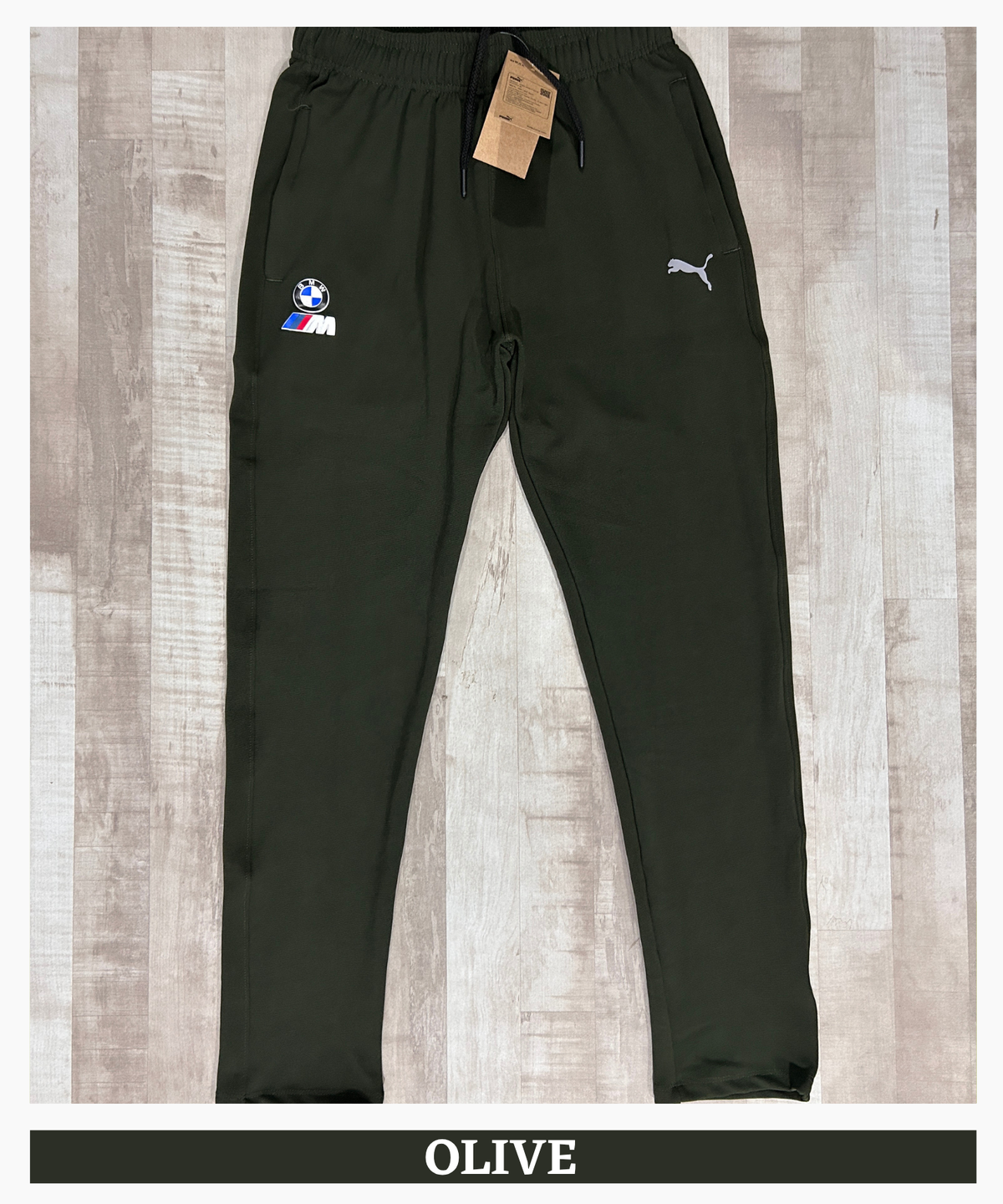Imported Dobby Lycra TrackPant with Dual Branding Logo | GSM 250 | Slim Fit