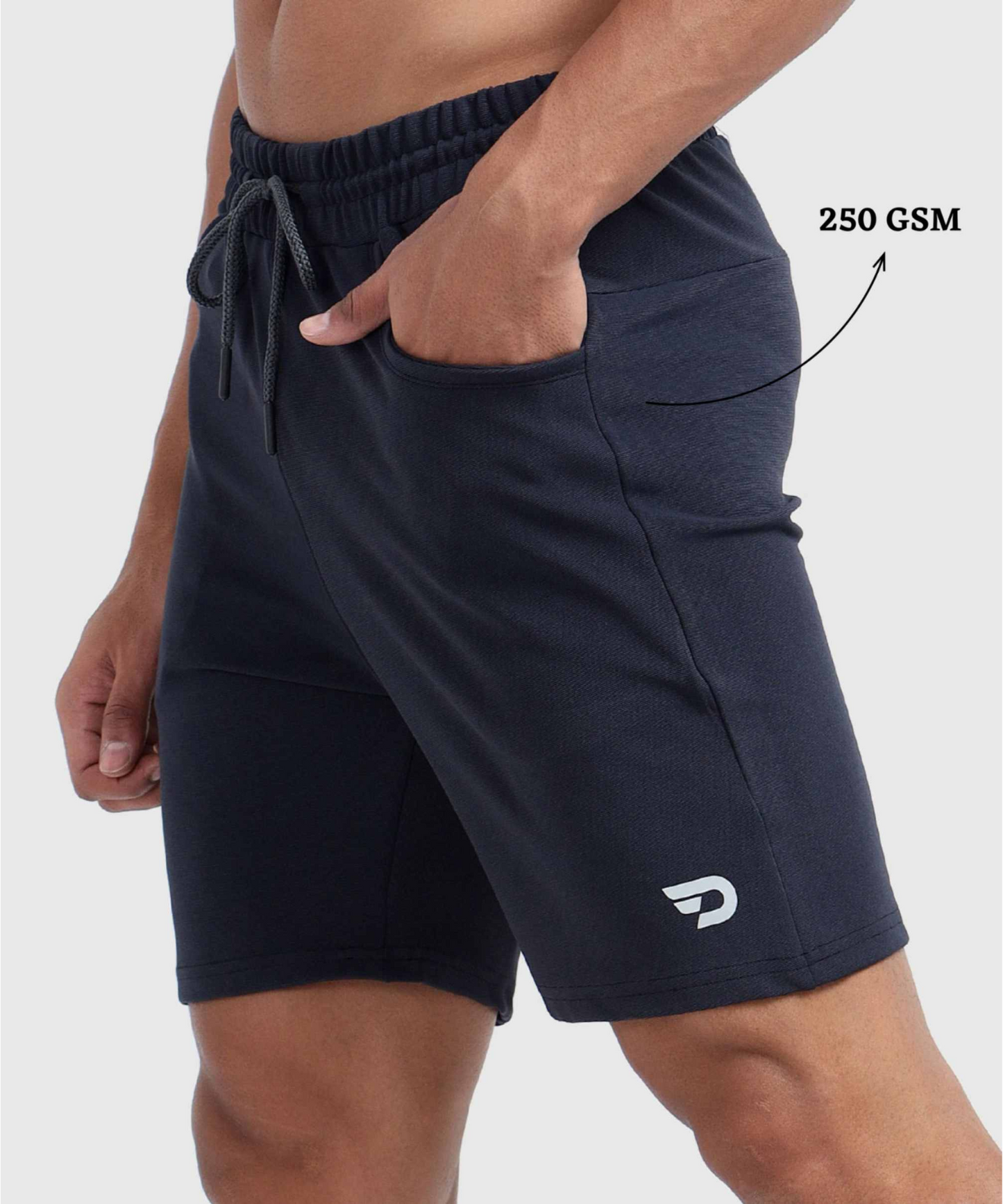 Hybrid Fit Shorts - Imported Dobby Lycra  (GSM 250)