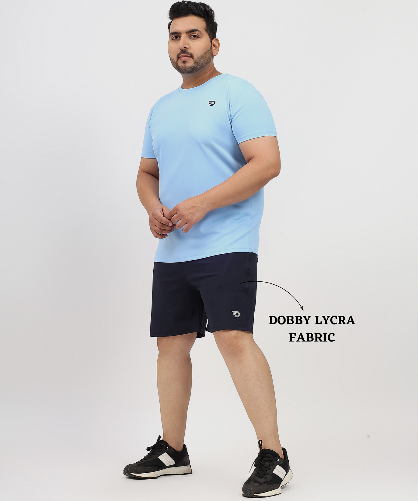 Imported 4way Taiwan Lycra Plus Size Shorts (GSM 250)