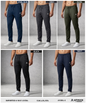 Men’s Imported 4-Way Lycra Track Lower – Heavy Quality | 240 GSM | Slim Fit | Athvix Active wear by Denmonk