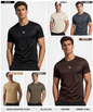 Men’s Imported Mesh Jacquard Lycra Activewear Regular Fit  T-Shirt