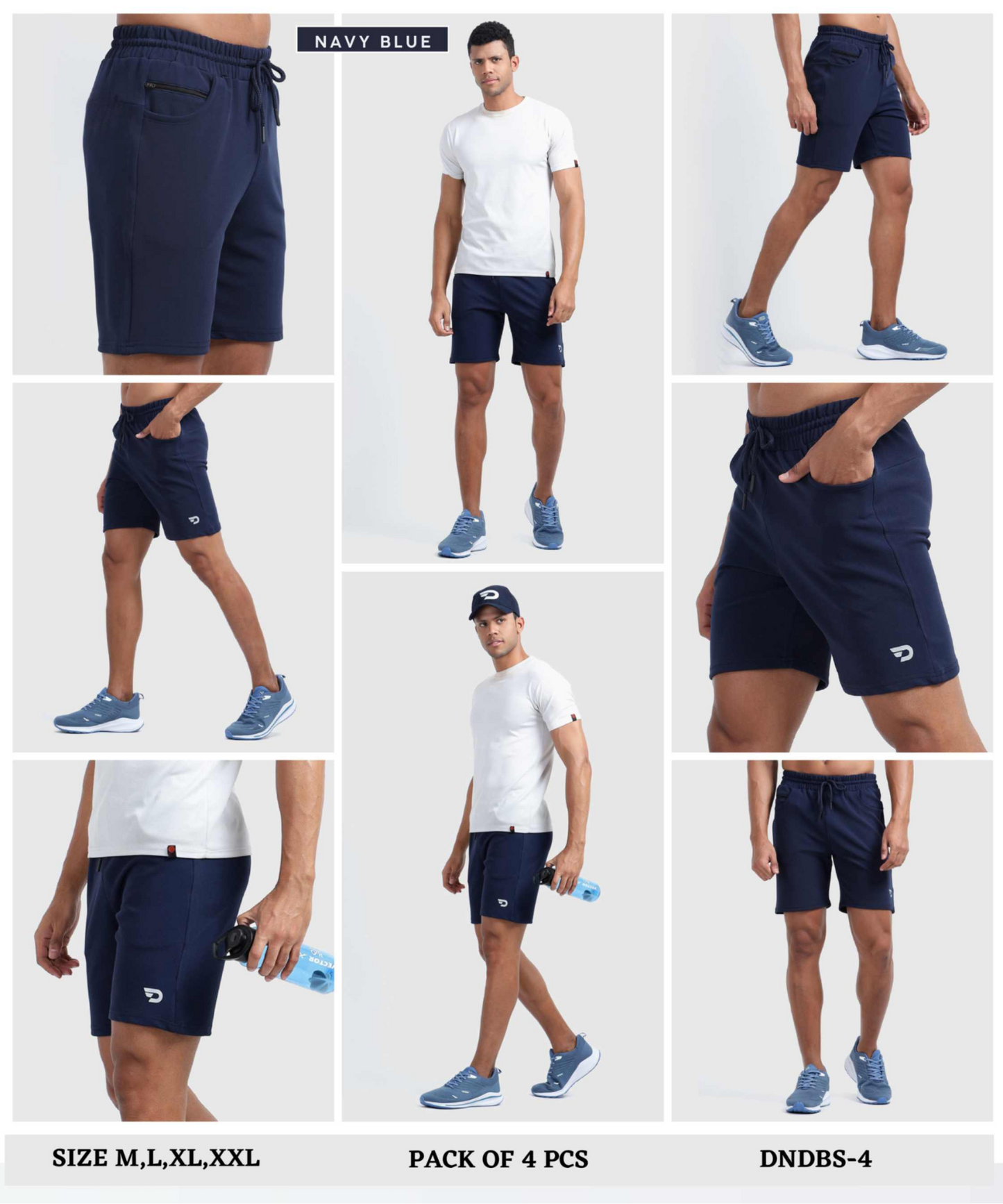 Hybrid Fit Shorts - Imported Dobby Lycra  (GSM 260)