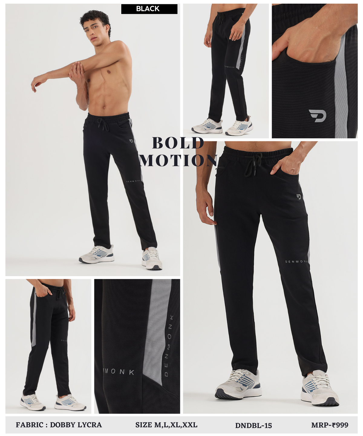 Dobby Color Flex Trackpant  - Imported Dobby Lycra Trackpant (GSM-280)