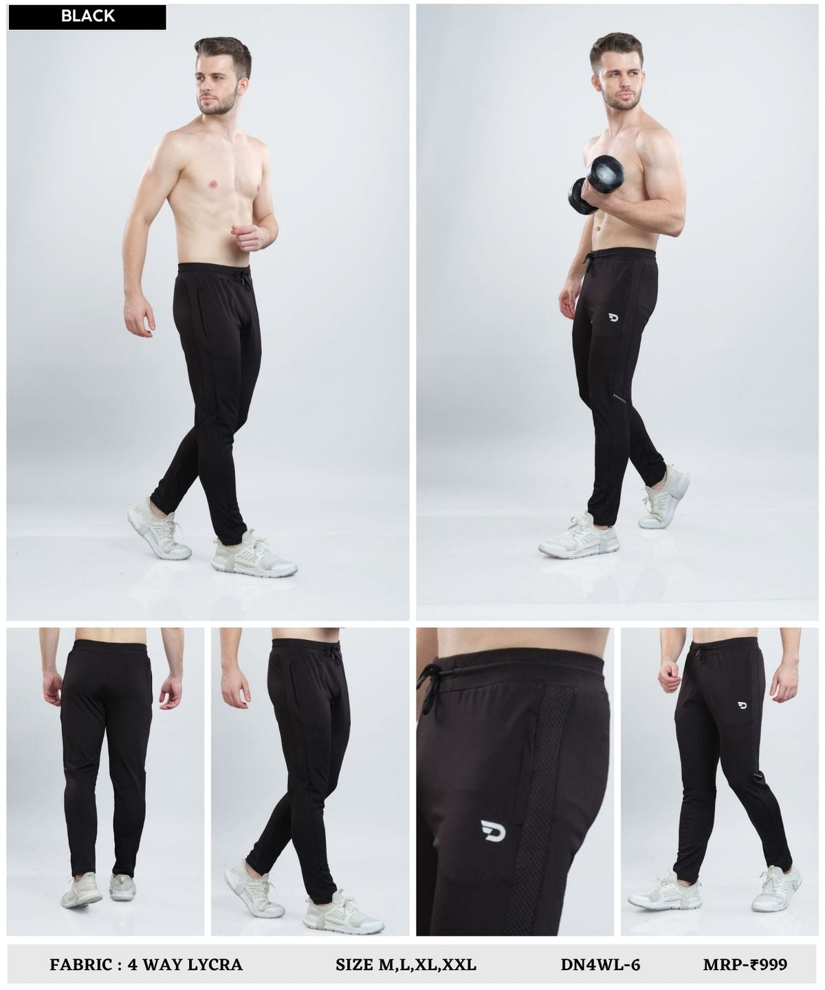 SpeedFlex – Imported 4way Taiwan Lycra Lower | 280 GSM | Regular Fit