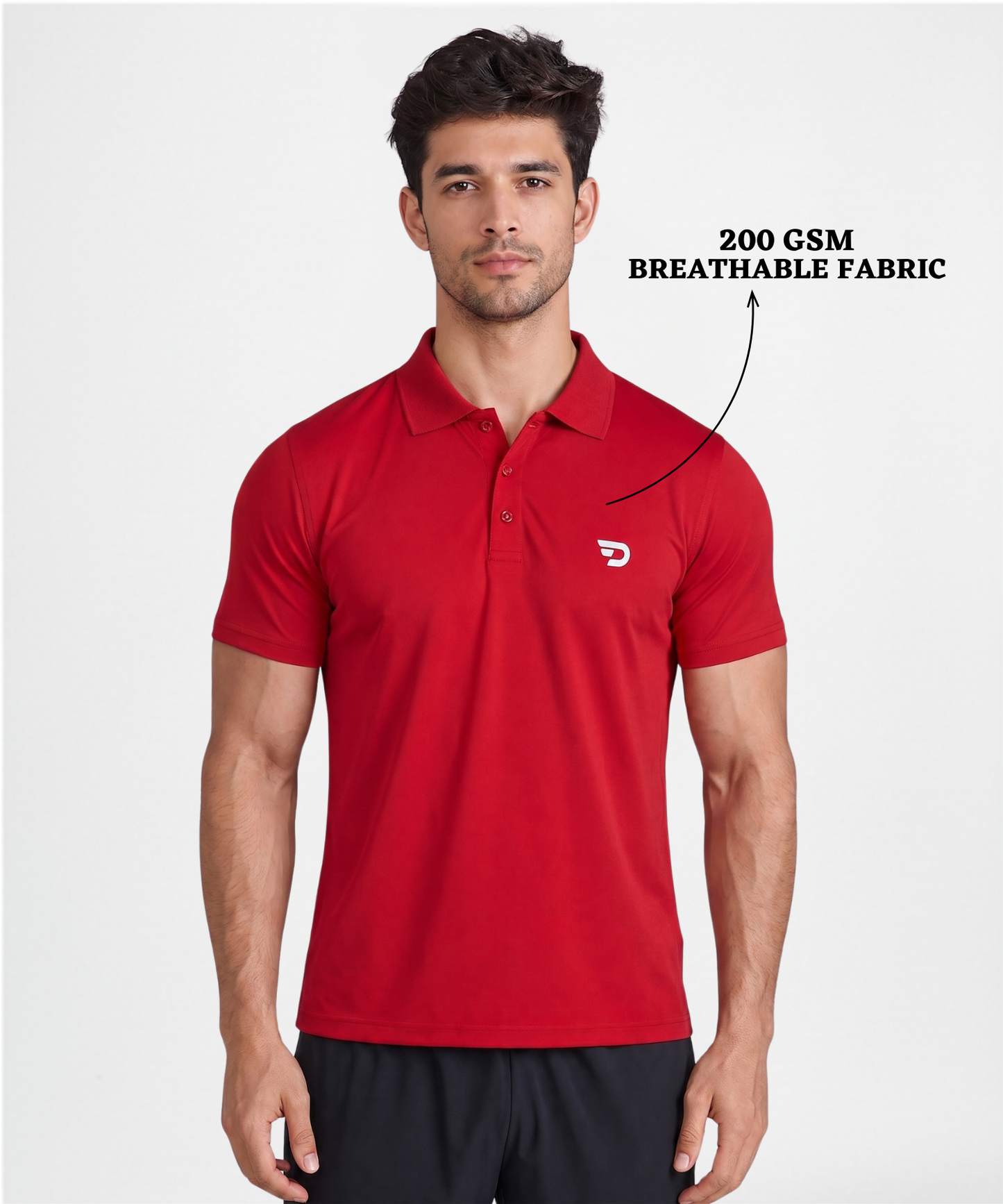 Imported Cotton Feel Matty Lycra Polo T-Shirt for Men | 220 GSM | Regular Fit