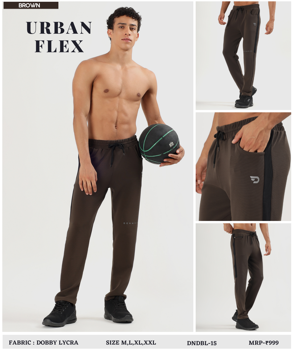 Dobby Color Flex Trackpant  - Imported Dobby Lycra Trackpant (GSM-280)
