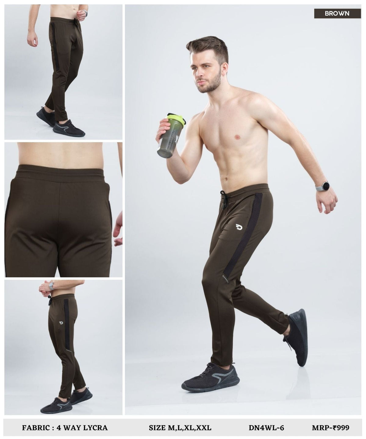 SpeedFlex – Imported 4way Taiwan Lycra Lower | 280 GSM | Regular Fit