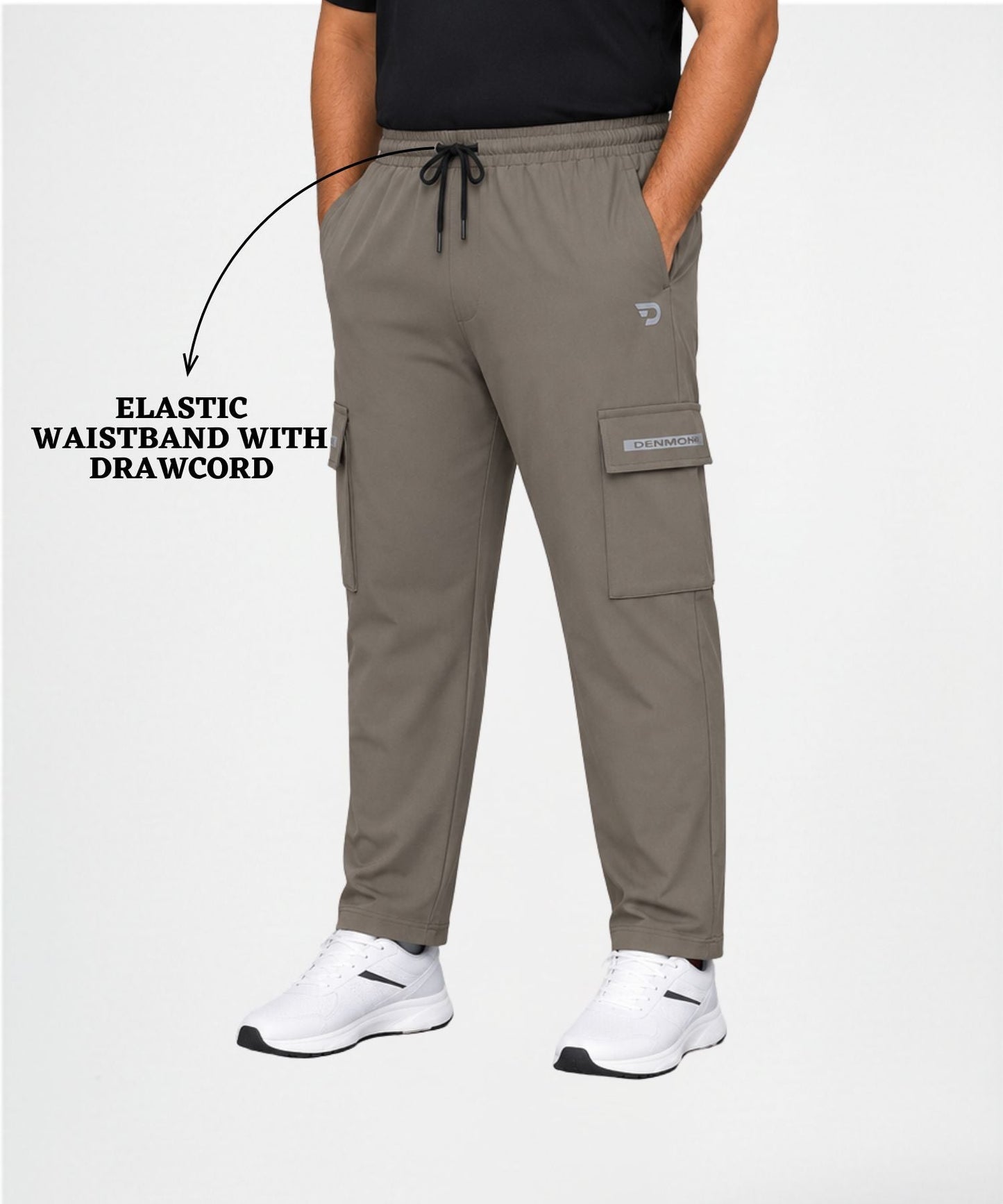 Cargo Style Trackpant – Imported Ns Parachute Lycra Plus Size Cargo  (145 GSM, 20% Lycra)